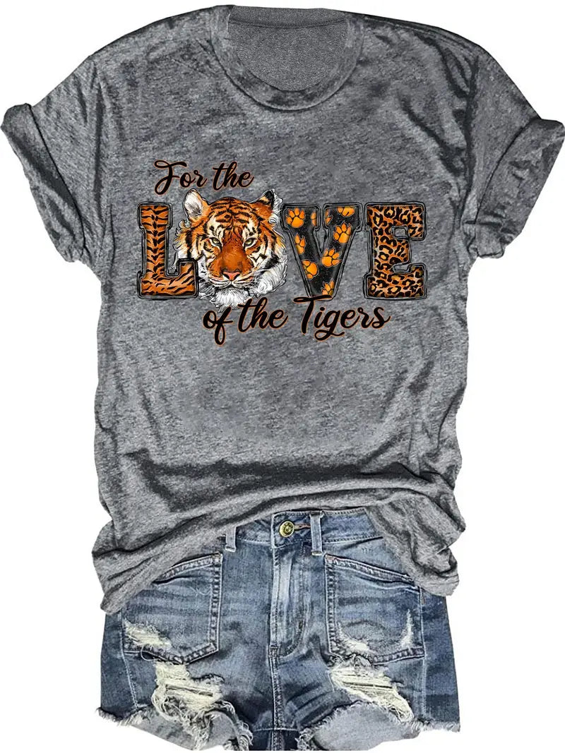 For the Love of the Tigers Graphic Tee